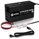 12V 20A AC-to-DC LiFePO4 Portable Battery Charger