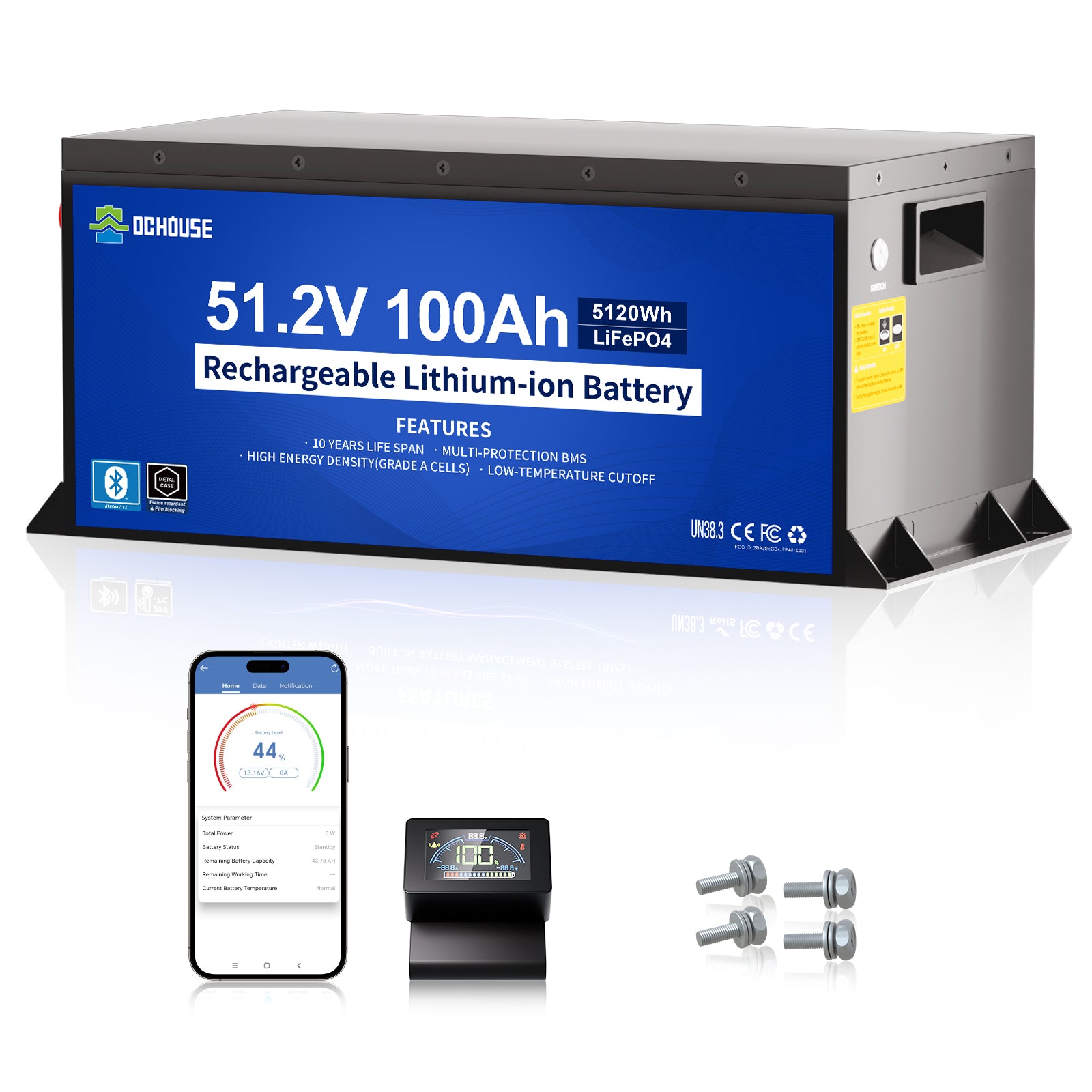 48V 100Ah Metal Case