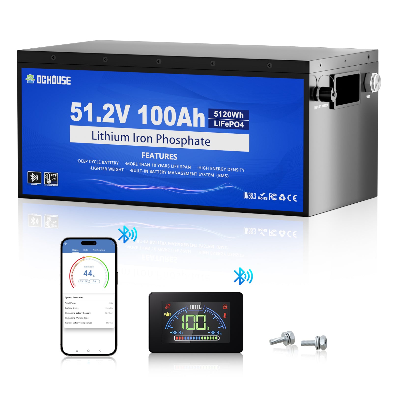 48V 100Ah Metal Case
