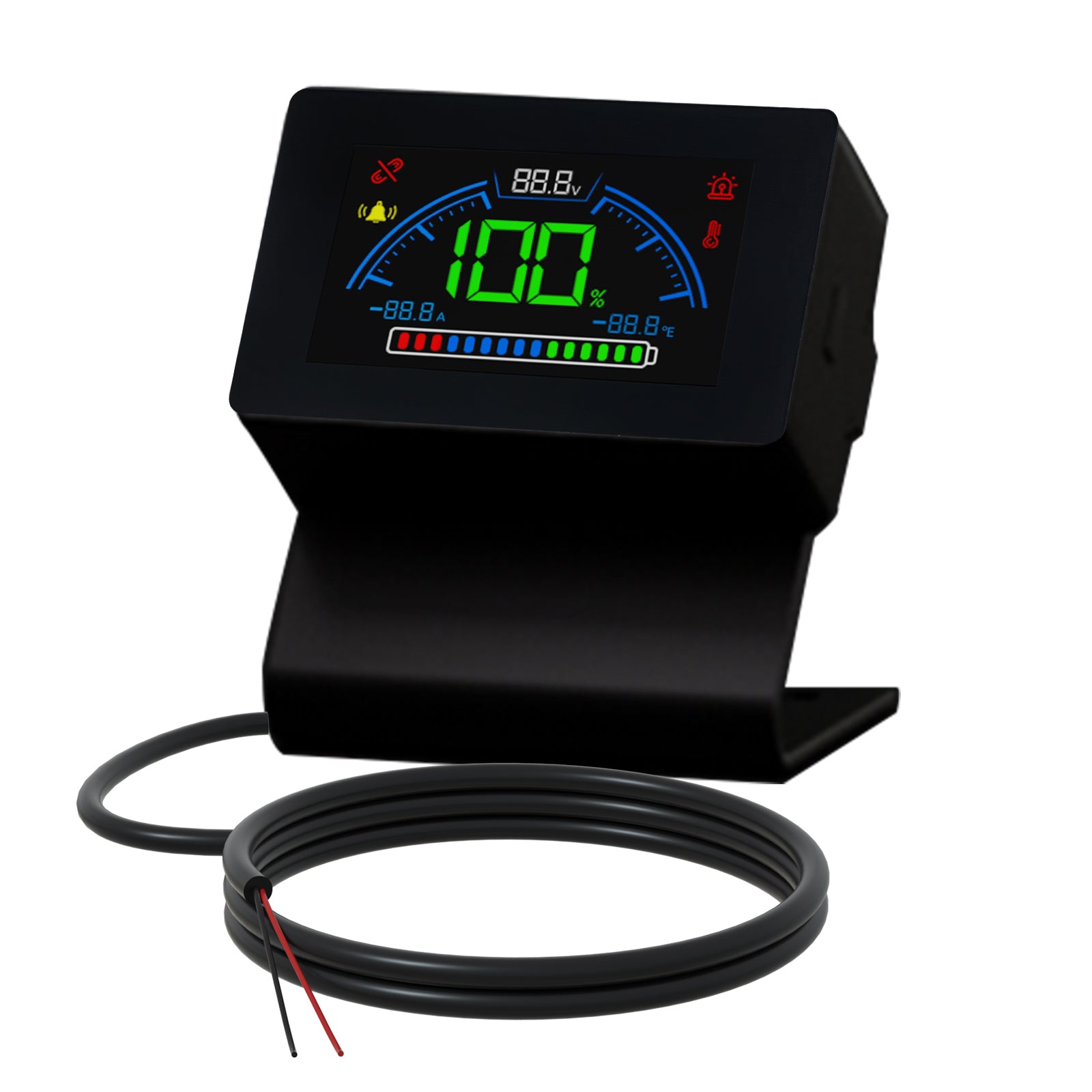 DC HOUSE 8–90V Bluetooth Battery Capacity Monitor for 12V/24V/36V/48V Systems (Use only DC HOUSE Bluetooth Battery)