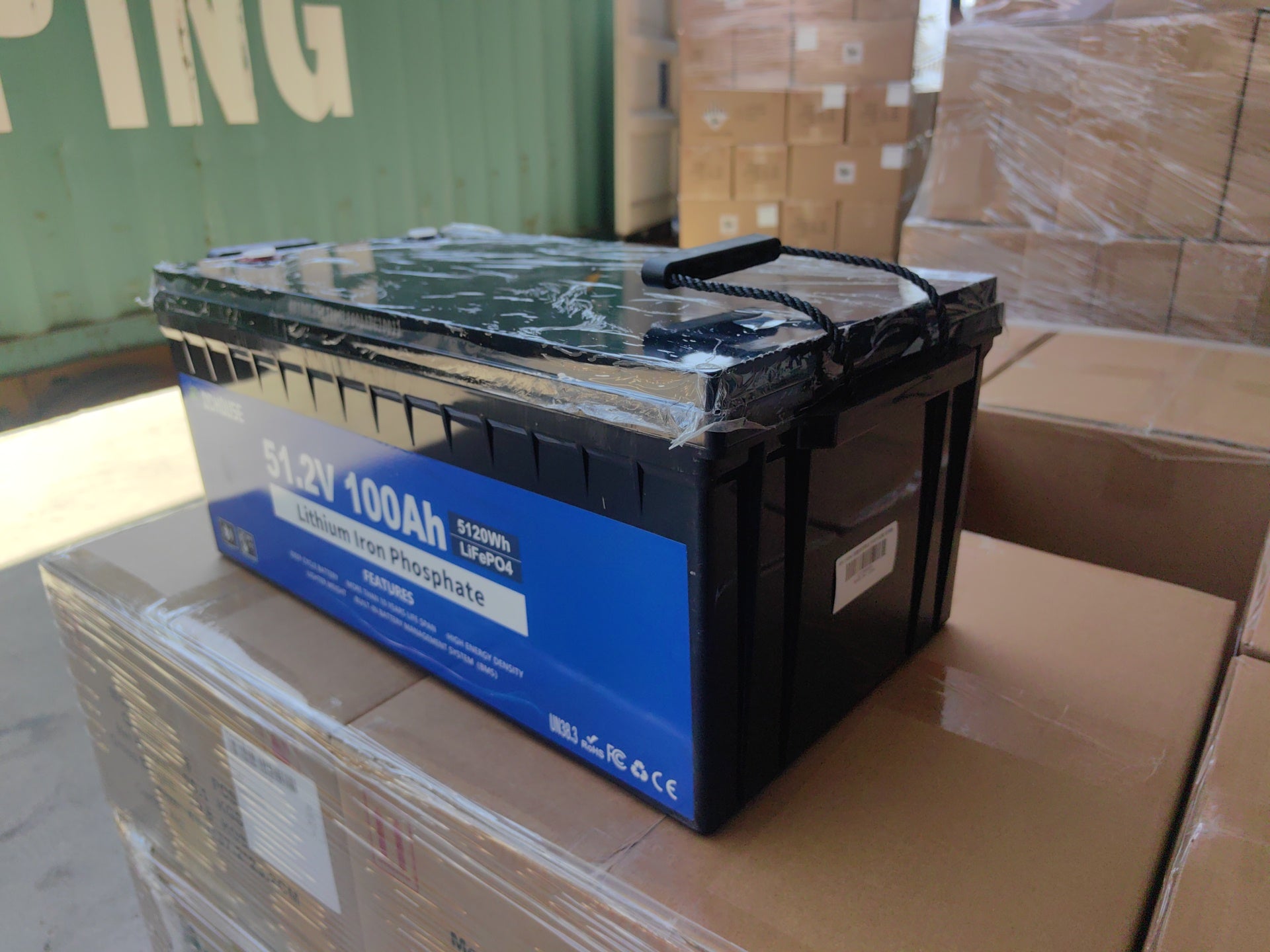 DC HOUSE 48V 100Ah LiFePO4 Lithium Battery With Bluetooth BMS – 51.2V, 5120Wh, 200A Continuous, For Camping RV