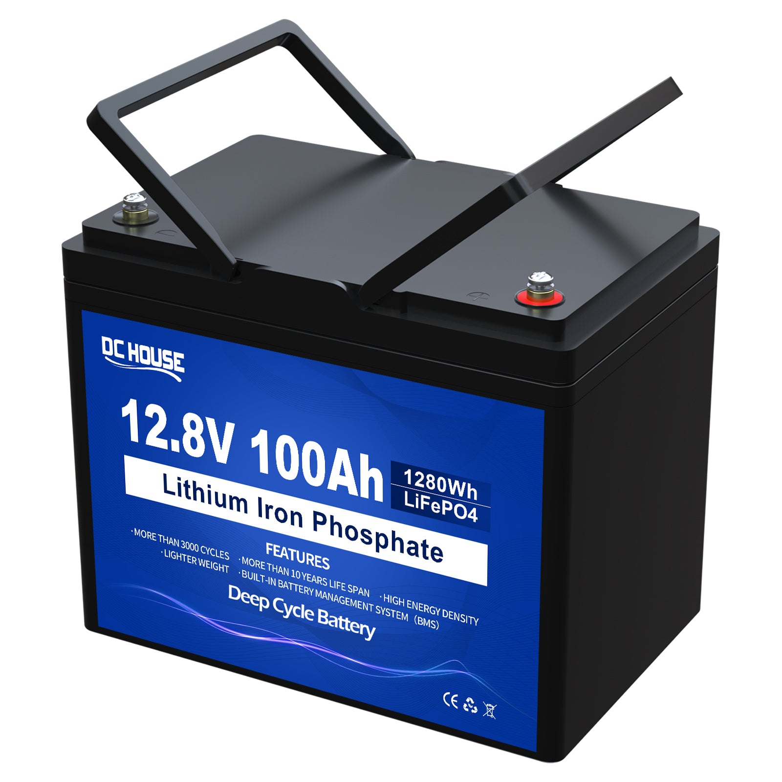 12V 100Ah Deep Cycle Lithium Iron Phosphate Battery