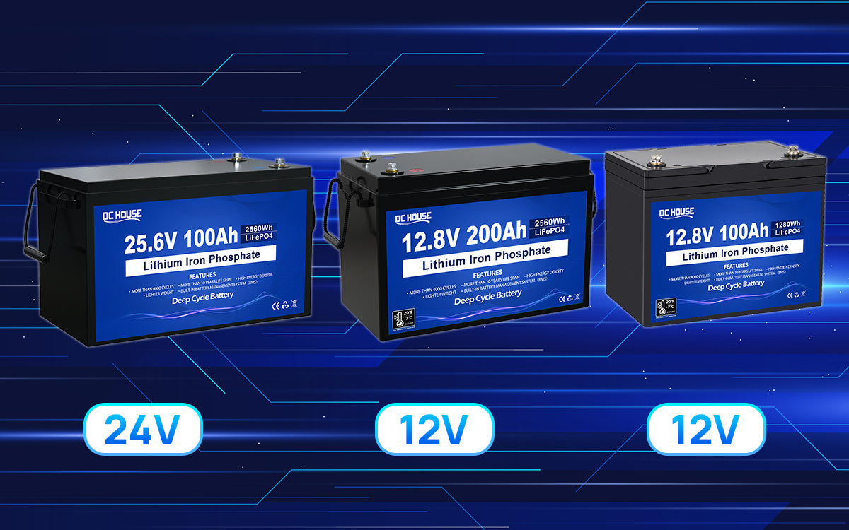 DC HOUSE deep cycle lithium battery