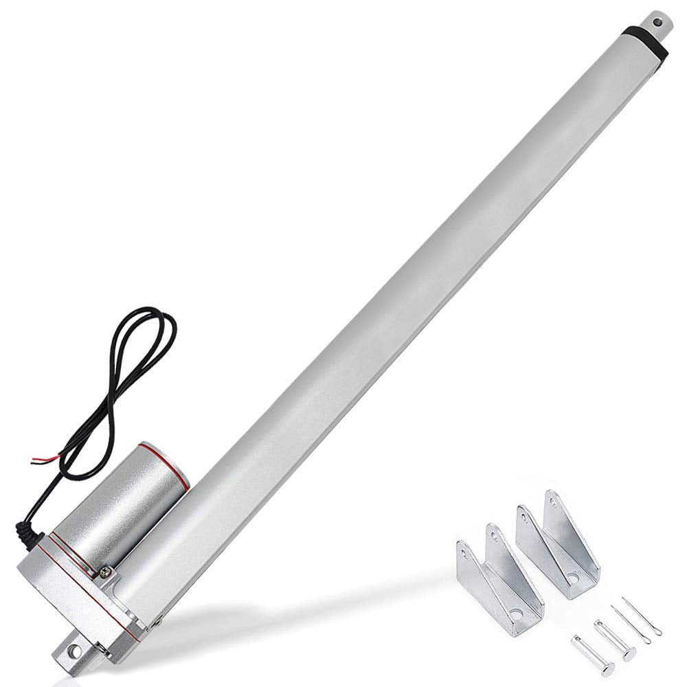 12V DC 50mm-450mm Stroke Linear Actuator Maximum Lift with Mounting Brackets